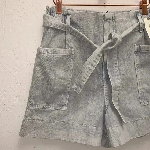 Anthropologie Pilcro NWT Ultra High-Rise Acid Wash Denim Shorts Size 26 - Picture 3 of 6